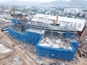 Hình ảnh trên công trường dự án Mikazuki Spa & Hotel Resort